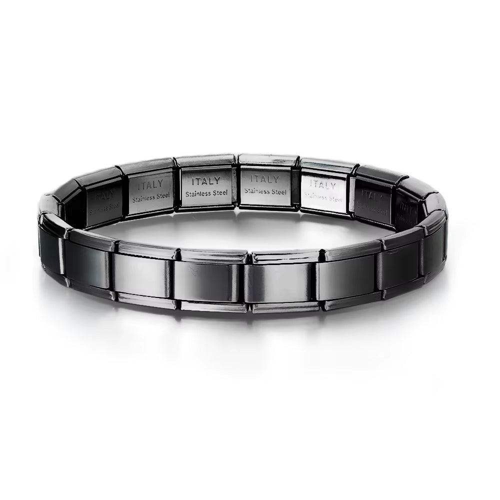 Italian Charm Bracelets DIY Basic Chain Stainless Steel Bangle Versatile Assembled Modules Ideal Gift 9Mm Universal Dropshipping