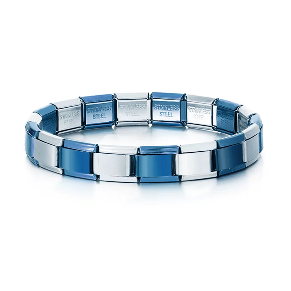 Italian Charm Bracelets DIY Basic Chain Stainless Steel Bangle Versatile Assembled Modules Ideal Gift 9Mm Universal Dropshipping
