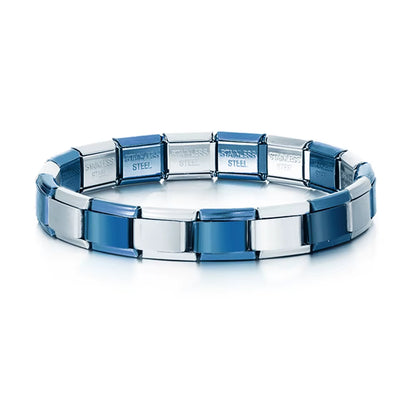 Italian Charm Bracelets DIY Basic Chain Stainless Steel Bangle Versatile Assembled Modules Ideal Gift 9Mm Universal Dropshipping